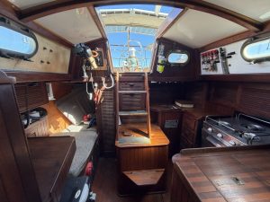 interior, Baba, sailboat for sale