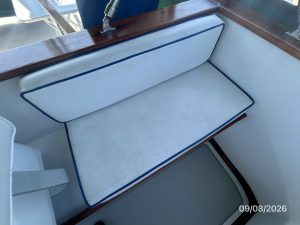 cockpit, Monk 36, trawler for sale