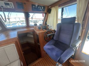 navigation station, Monk 36, trawler for sale