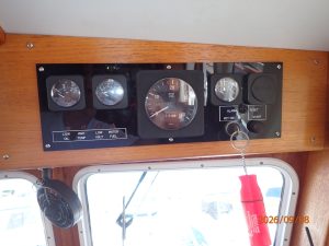 navigation station, Monk 36, trawler for sale