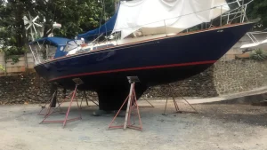 boatyard, C&C, sailboat for sale