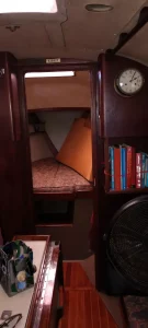 bed, C&C, sailboat for sale