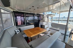 cockpit, Leopard 42, catamaran for sale