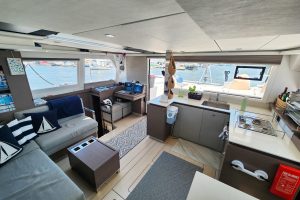 salon, Leopard 42, catamaran for sale