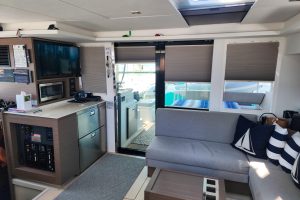 salon, Leopard 42, catamaran for sale
