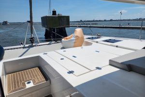 deck, Leopard 42, catamaran for sale