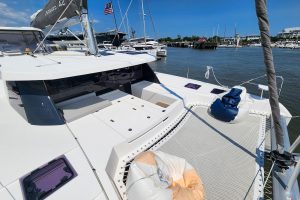 deck, Leopard 42, catamaran for sale