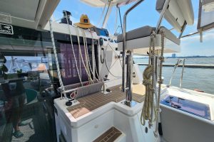 helm, Leopard 42, catamaran for sale