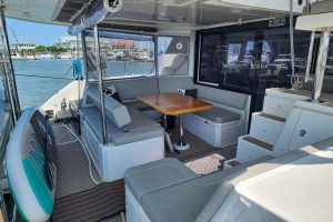 cockpit, Leopard 42, catamaran for sale
