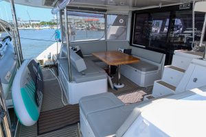 cockpit, Leopard 42, catamaran for sale