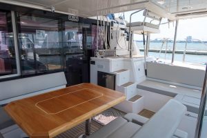 cockpit, Leopard 42, catamaran for sale
