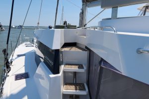 deck, Leopard 42, catamaran for sale