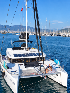 exterior, Lagoon 52F, catamaran for sale