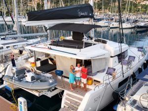 exterior, Lagoon 52F, catamaran for sale