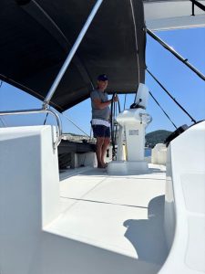 helm, Lagoon 52F, catamaran for sale