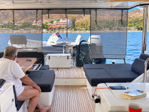 cockpit, Lagoon 52F, catamaran for sale