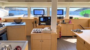 navigation station, Lagoon 52F, catamaran for sale
