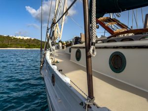 deck, Bristol 28 Channel Cutter, sailboat for sale