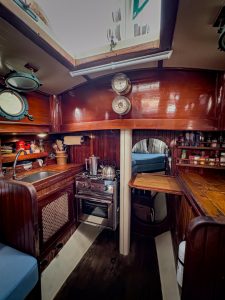 interior, Bristol 28 Channel Cutter, sailboat for sale