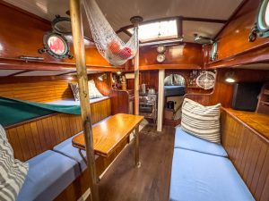 interior, Bristol 28 Channel Cutter, sailboat for sale