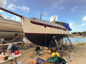 boatyard, Bristol 28 Channel Cutter, sailboat for sale