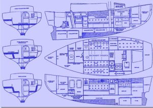 Bristol 28 Channel Cutter layout drawing 2