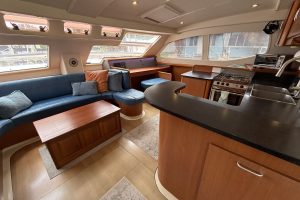 salon, Leopard 46, catamaran for sale