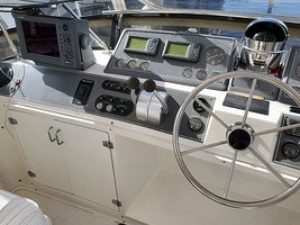 helm, Californian 48 Sundeck, trawler for sale