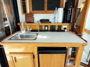 interior, Californian 48 Sundeck, trawler for sale