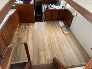 interior, Californian 48 Sundeck, trawler for sale