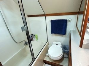 bath, Californian 48 Sundeck, trawler for sale