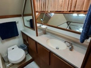 interior, Californian 48 Sundeck, trawler for sale