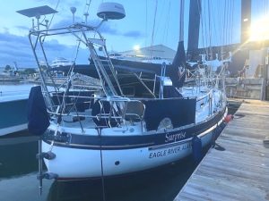 exterior, Valiant 42, sailboat for sale