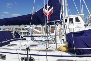 deck, Valiant 42, sailboat for sale