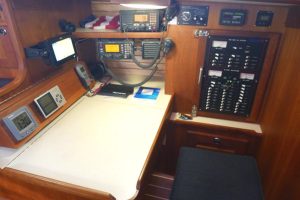 navigation station, Valiant 42, sailboat for sale