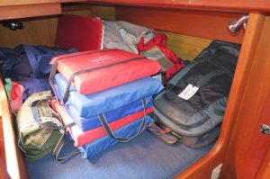 bed, Valiant 42, sailboat for sale