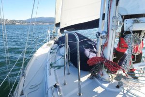 deck, Valiant 42, sailboat for sale