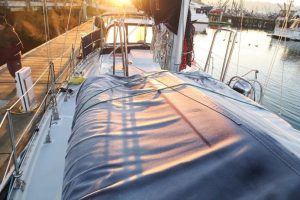 deck, Valiant 42, sailboat for sale
