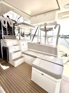 cockpit, Leopard 45, catamaran for sale