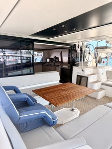 deck, Leopard 45, catamaran for sale
