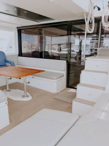 cockpit, Leopard 45, catamaran for sale