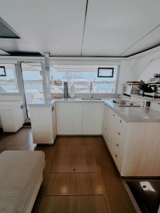 salon, Leopard 45, catamaran for sale