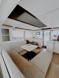 salon, Leopard 45, catamaran for sale