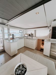 interior, Leopard 45, catamaran for sale