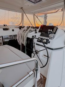 helm, Leopard 45, catamaran for sale