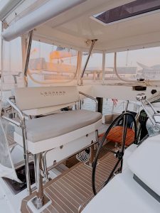 cockpit, Leopard 45, catamaran for sale