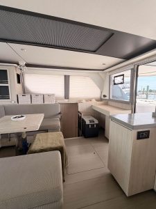 salon, Leopard 45, catamaran for sale
