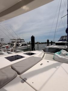 deck, Leopard 45, catamaran for sale