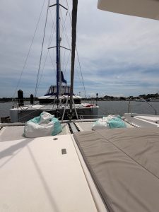 deck, Leopard 45, catamaran for sale