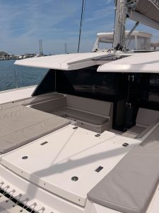 cockpit, Leopard 45, catamaran for sale